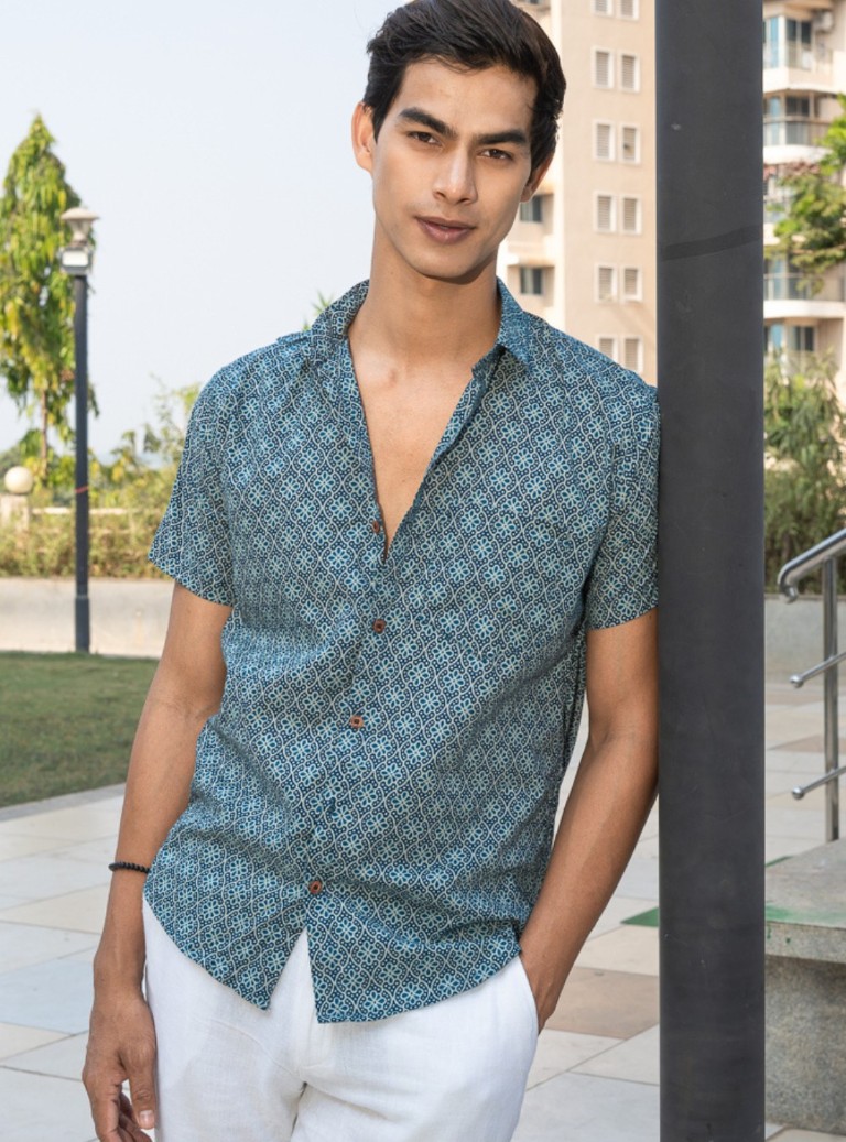 Blue Dabu Shirt - Image 4