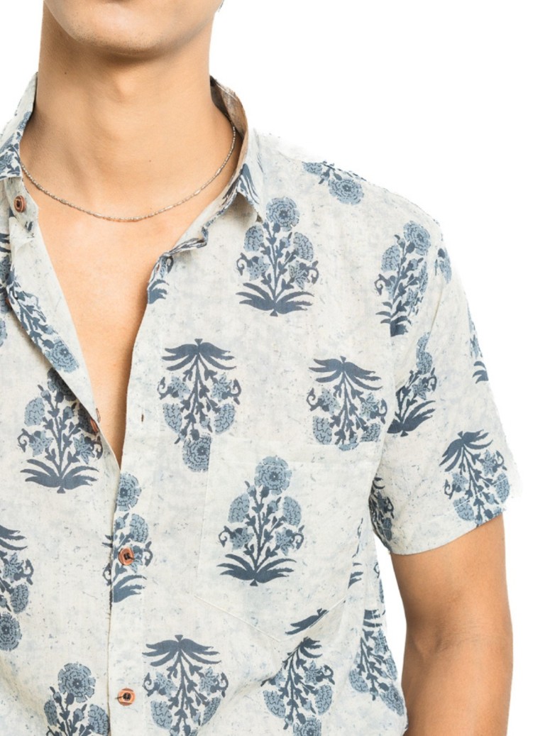 Bagru Motif Shirt - Image 3