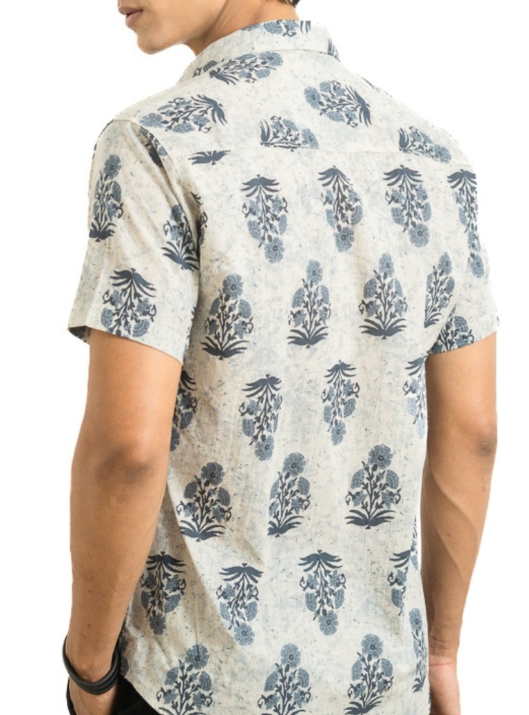 Bagru Motif Shirt - Image 4